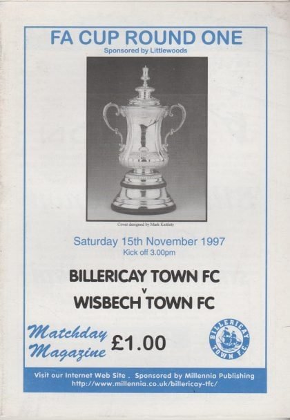 Billericay Town v Wisbech Town   15-Nov-1987