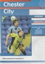 Chester City v Woking 18-Aug-2001