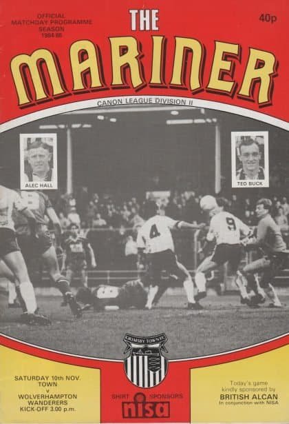 Grimsby Town v Wolverhampton Wanderers 10-Nov-1984