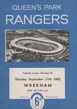Queens Park Rangers v Wrexham 17-Sep-1962