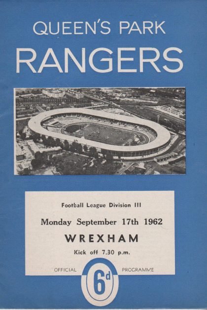 Queens Park Rangers v Wrexham 17-Sep-1962