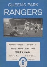 Queens Park Rangers v Wrexham 27-Mar-1964