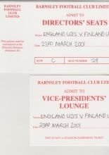 England u21 v Finland u21 23-Mar-2001