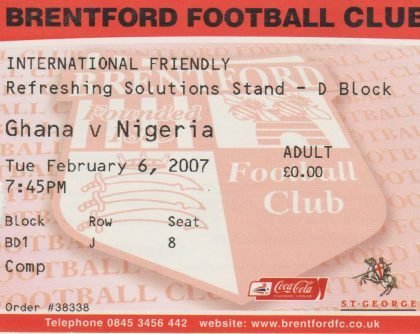 Ghana v Nigeria 06-Feb-2007