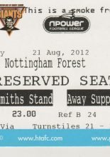 Huddersfield Town v Nottingham Forest 21-Aug-2012