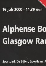 Alphense Boys v Glasgow Rangers 16-Jul-2000