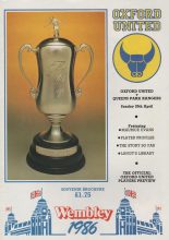 The Official Oxford United Players Preview Wembley 1986