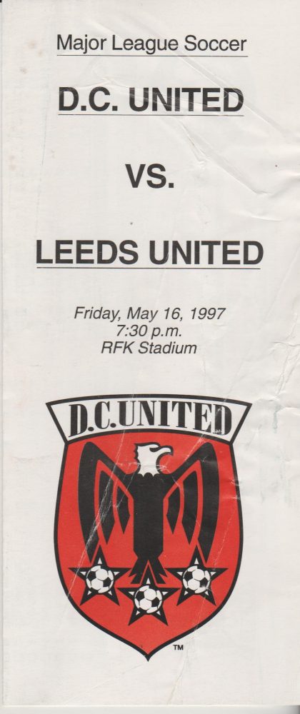DC United v Leeds United  16-May-1997