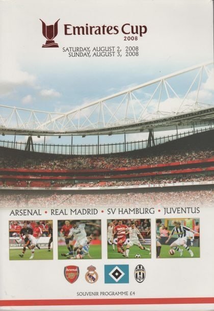 Emirates Cup 2008  feat Arsenal, Real Madrid, SV Hamburg, Juventus  2/3-Aug-2008