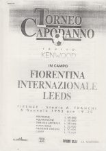 Torneo Capodanno - Inter Milan, Fiorentina, Leeds United 06-Jan-1993