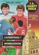 Liverpool v Wimbledon  20-Aug-1988