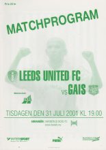Gais v Leeds United 31-Jul-2001