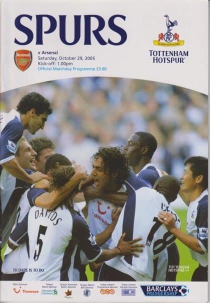 Tottenham Hotspur v Arsenal 29-Oct-2005