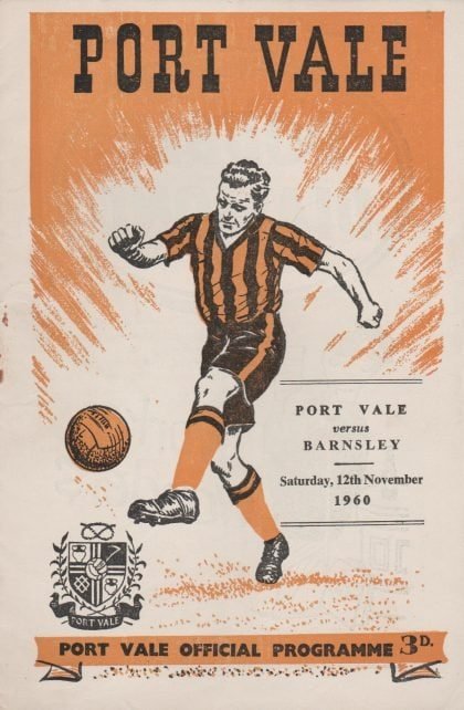 Port Vale v Barnsley  12-Nov-1960