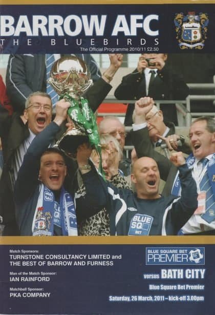 Barrow v Bath City  26-Mar-2011