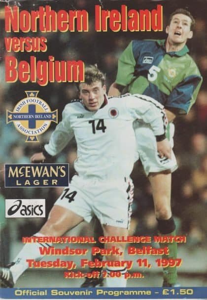 Northern Ireland v Belgium  11-Feb-1997