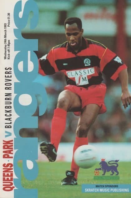 Queens Park Rangers v Blackburn Rovers  24-Mar-1993