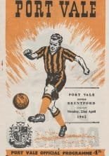 Port Vale v Brentford 23-Apr-1962