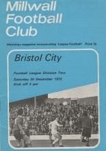 Millwall v Bristol City 30-Dec-1972
