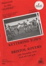 Kettering Town v Bristol Rovers  10-Dec-1988