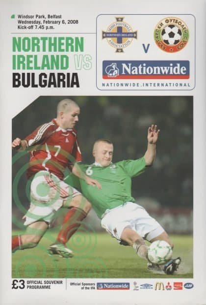 Northern Ireland v Bulgaria  06-Feb-2008