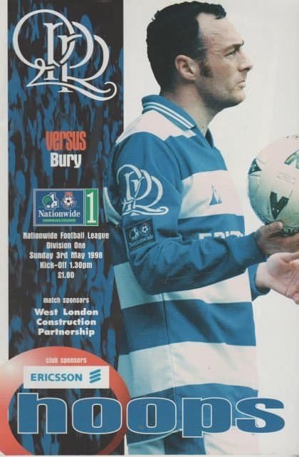 Queens Park Rangers v Bury 03-May-1998