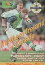 Northern Ireland v Canada  27-Apr-1999