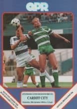 Queens Park Rangers v Cardiff City 28-Sep-1988