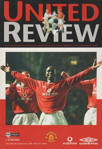 Manchester United v Chelsea 23-Sep-2000