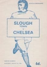 Slough Town v Chelsea 08-Aug-1970