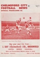 Chelmsford City v Colchester United 28-Apr-1965