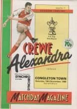Crewe Alexandra v Congleton Town 18-Nov-1989