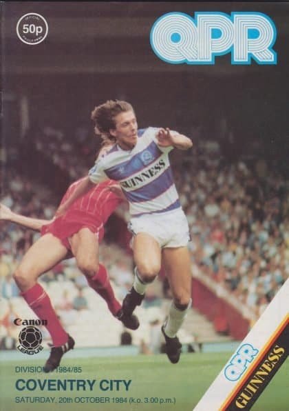 Queens Park Rangers v Coventry City 20-Oct-1984