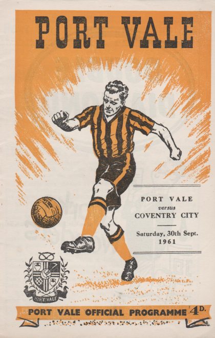 Port Vale v Coventry City 30-Sep-1961