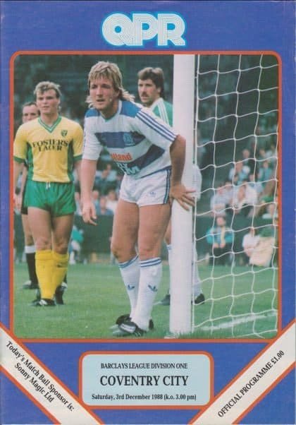 Queens Park Rangers v Coventry City 03-Dec-1988