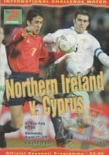 Northern Ireland v Cyprus 21-Aug-2002