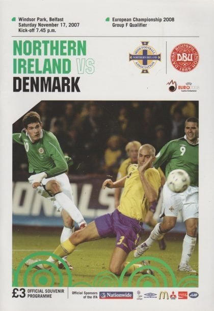 Northern Ireland v Denmark  17-Nov-2007