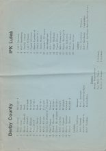IFK Luleå v Derby County  12-Aug-1981