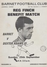 Barnet v Dexter Adams XI 25-Sep-1966