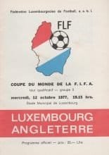 Luxembourg v England 12-Oct-1977