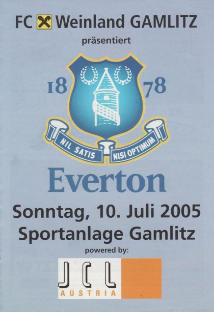 FC Weinland Gamlitz v Everton  10-Jul-2005