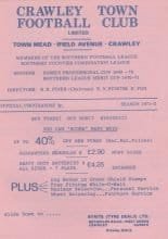Crawley Town v Exeter City  20-Nov-1971