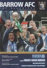Barrow v Forest Green Rovers  18-Sep-2010