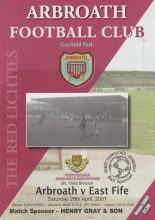 Arbroath v East Fife 28-Apr-2007