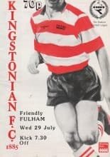 Kingstonian v Fulham 29-Jul-1992