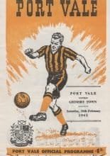 Port Vale v Grimsby Town 10-Feb-1962