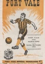 Port Vale v Halifax Town 18-Nov-1961