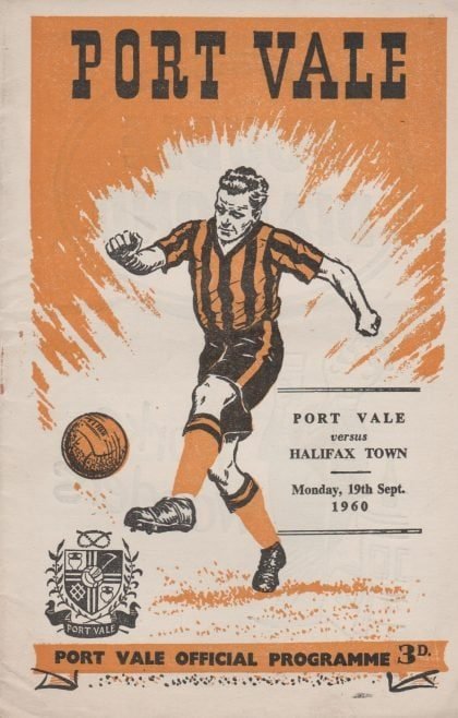 Port Vale v Halifax Town 19-Sep-1960