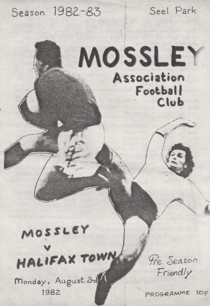 Mossley v Halifax Town 02-Aug-1982