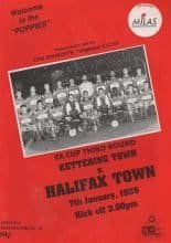Kettering Town v Halifax Town  07-Jan-1989